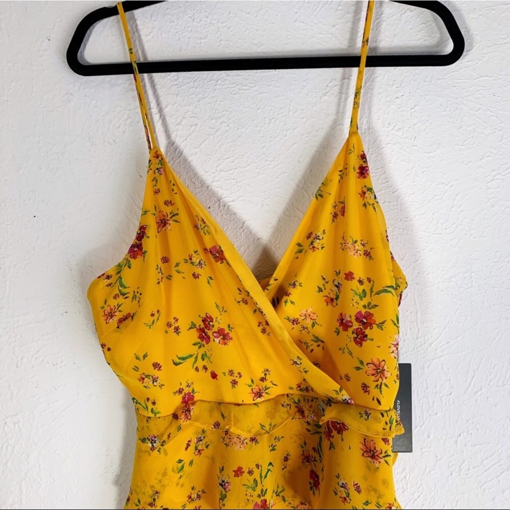 LULUS Sunshine Bouquet Yellow Floral Maxi … - Picture 8 of 12